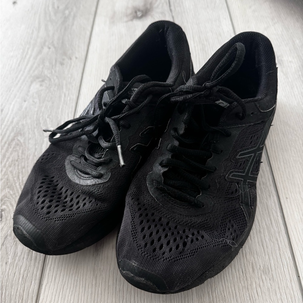 ASICS black sneakers
